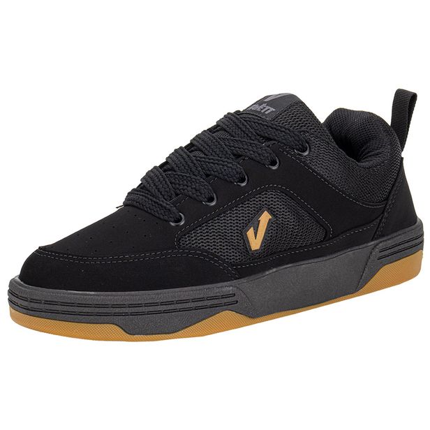 Tênis Masculino Buster Ravett R0400 PRETO/BEGE 37