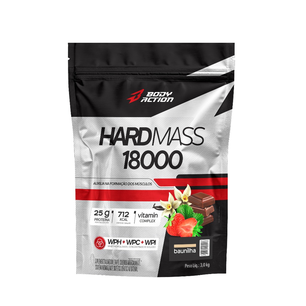 Hipercalórico Hard Mass 3kg - Bodyaction