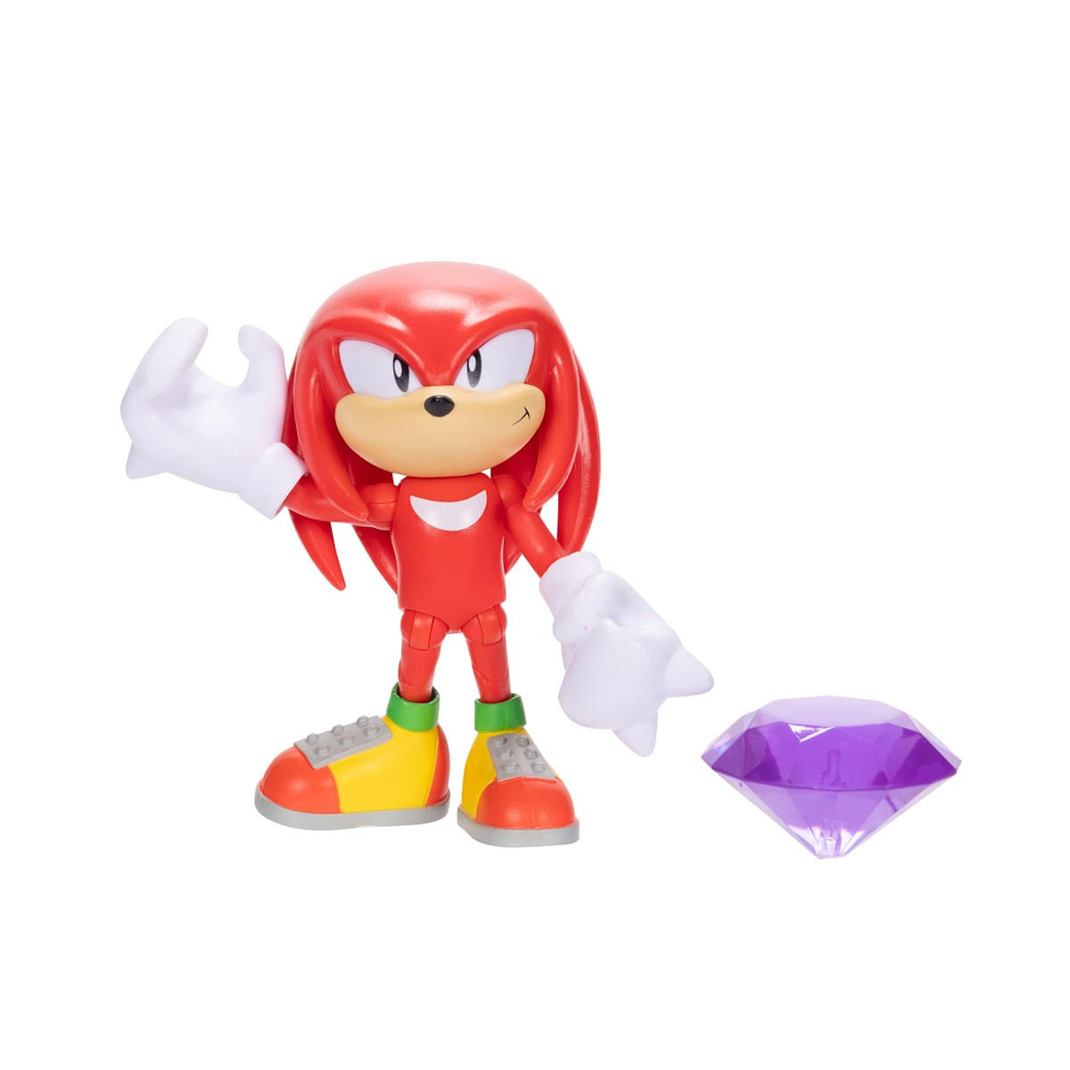 Foto 2 de Sonic - Boneco 10cm Knuckles Com Esmeralda Do Caos