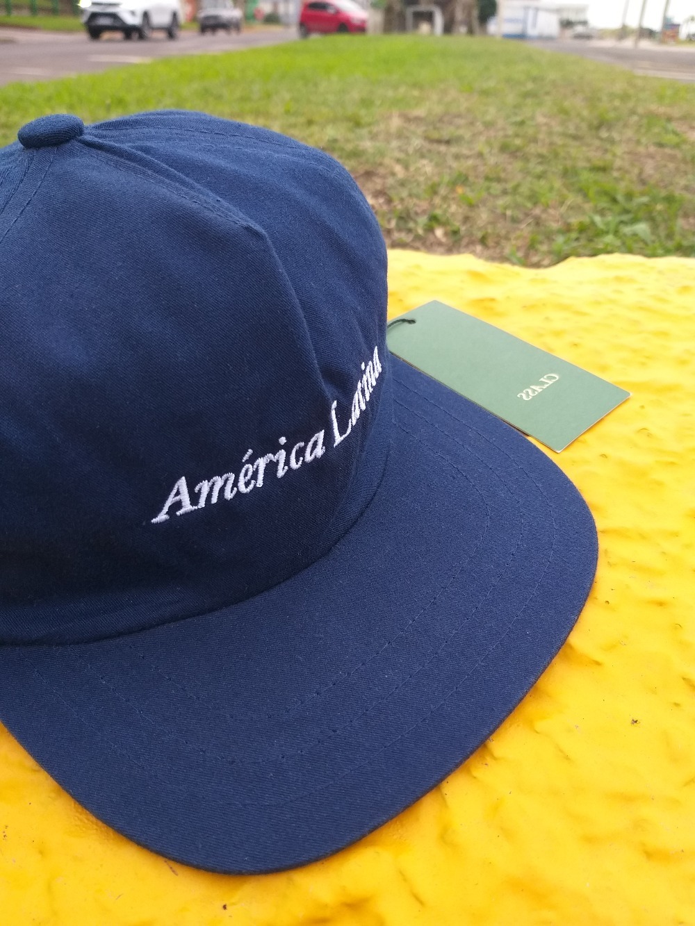 Boné Class Desconstructed Hat America Latina Navy — Único, Novo