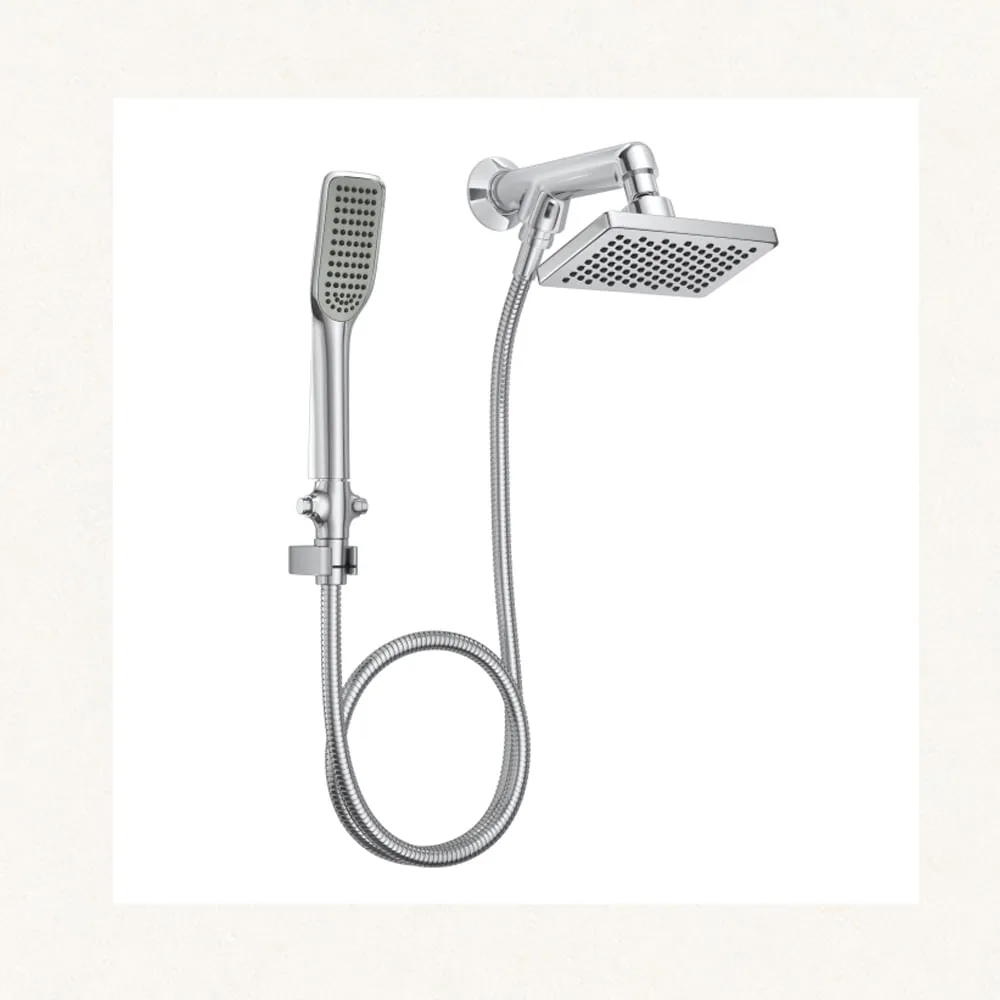 CHUVEIRO C/DESV E DUCHA FLEX RETANGULAR-CR DECA
