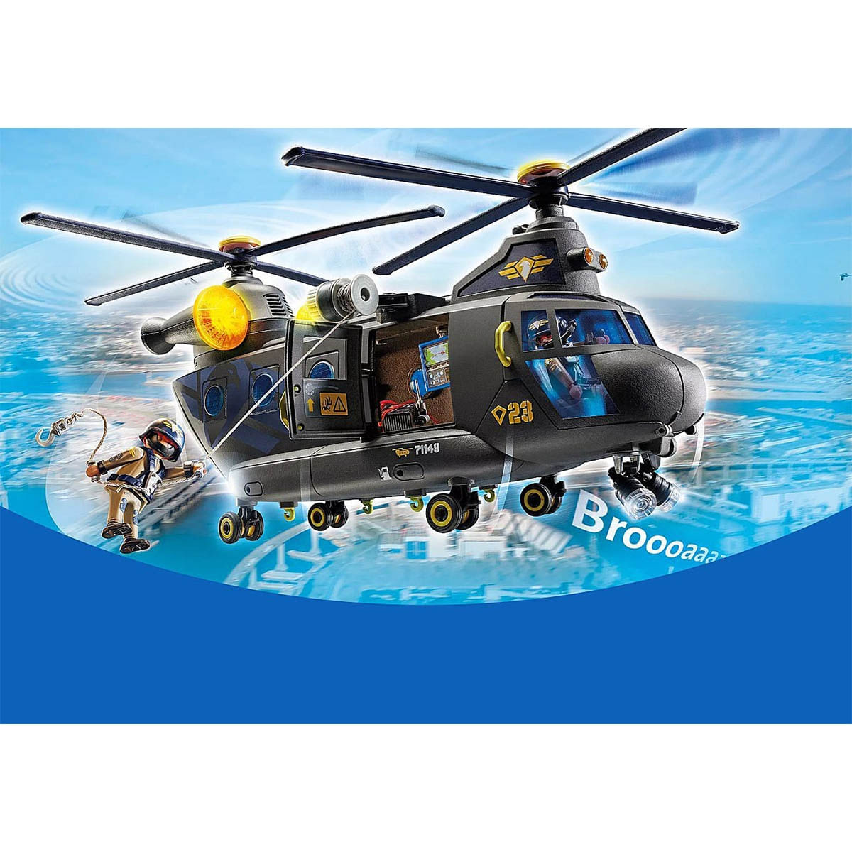 Foto 3 de Unidade Tática Aeronave de Resgate - Playmobil City Action 71149