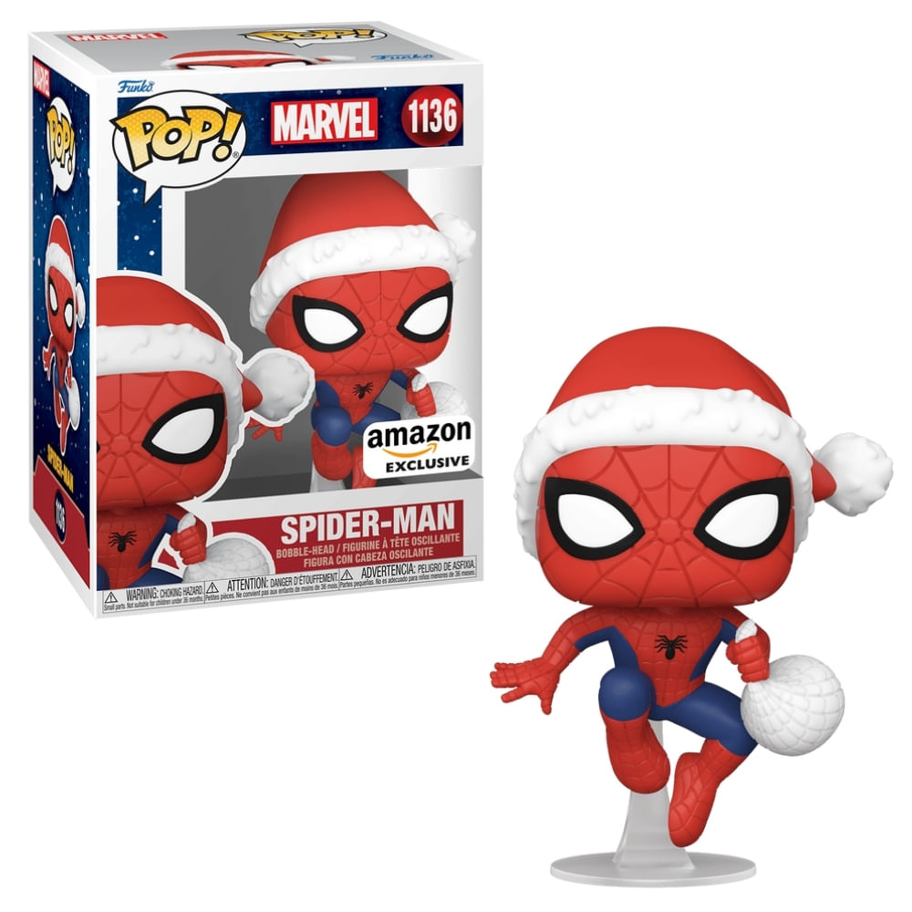Boneco Funko POP! Marvel - Homem-Aranha Natalino