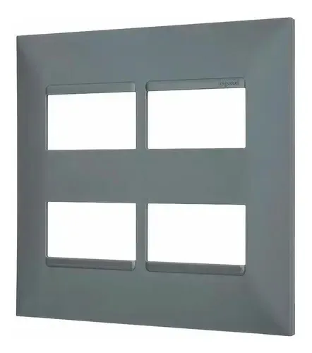 PLACA 2+2 POSTOS SEPARADOS 4X4 CINZA - PIAL PLUS+ PIAL