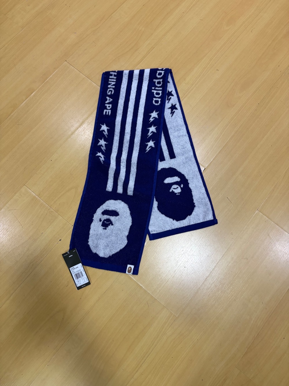 BAPE x adidas Toalha FB Japan Blue — Único, Novo