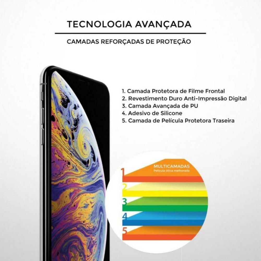 Foto 2 de Película Privacidade para iPhone SE 2 Branca - Gshield
