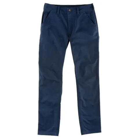 Calça masculina lona elástica Azul marinho