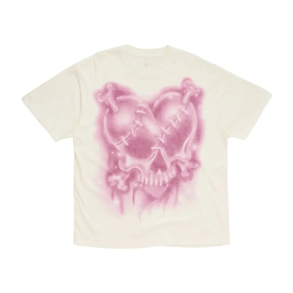 Camiseta Cactus Jack Airbrush Angel White — M, Novo