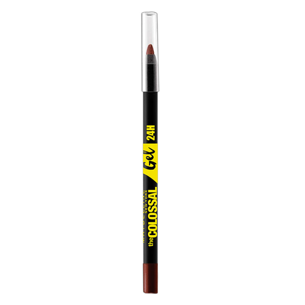 Lápis Delineador Maybelline Colossal Gel — Marrom Puro