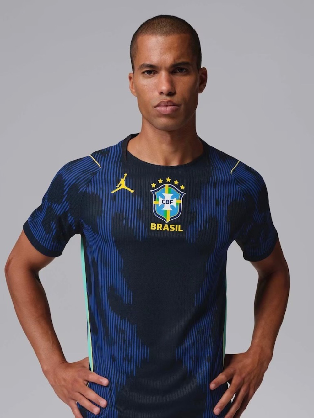 Camiseta Air Jordan II Brasil Jogador 2026/27 Blue — M, Novo