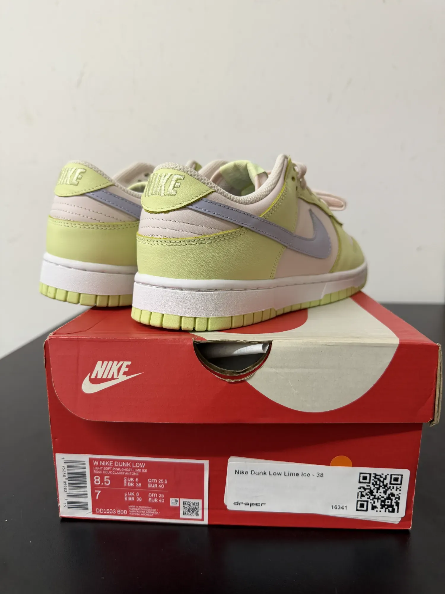 Foto 2 de Nike Dunk Low Lime Ice — 38, Novo