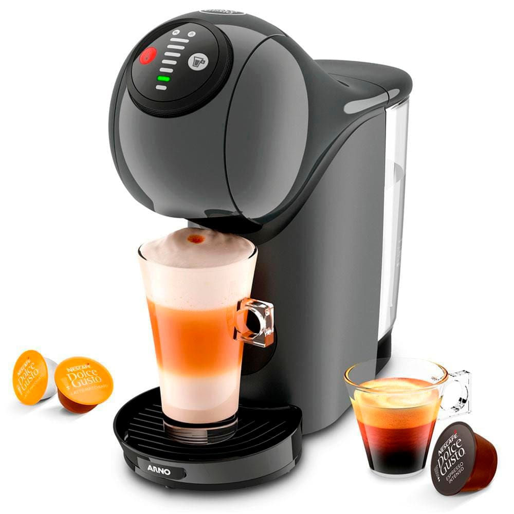 Cafeteira Expresso Arno Dolce Gusto Genio S DGS5 Basic Automática Multibebidas – Grafite Grafite / 110