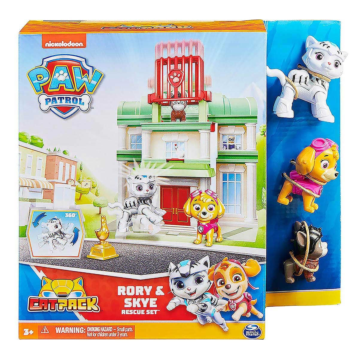 Patrulha Canina - Kit De Salvamento 3 Bonecos Cat Pack Rory E Skye