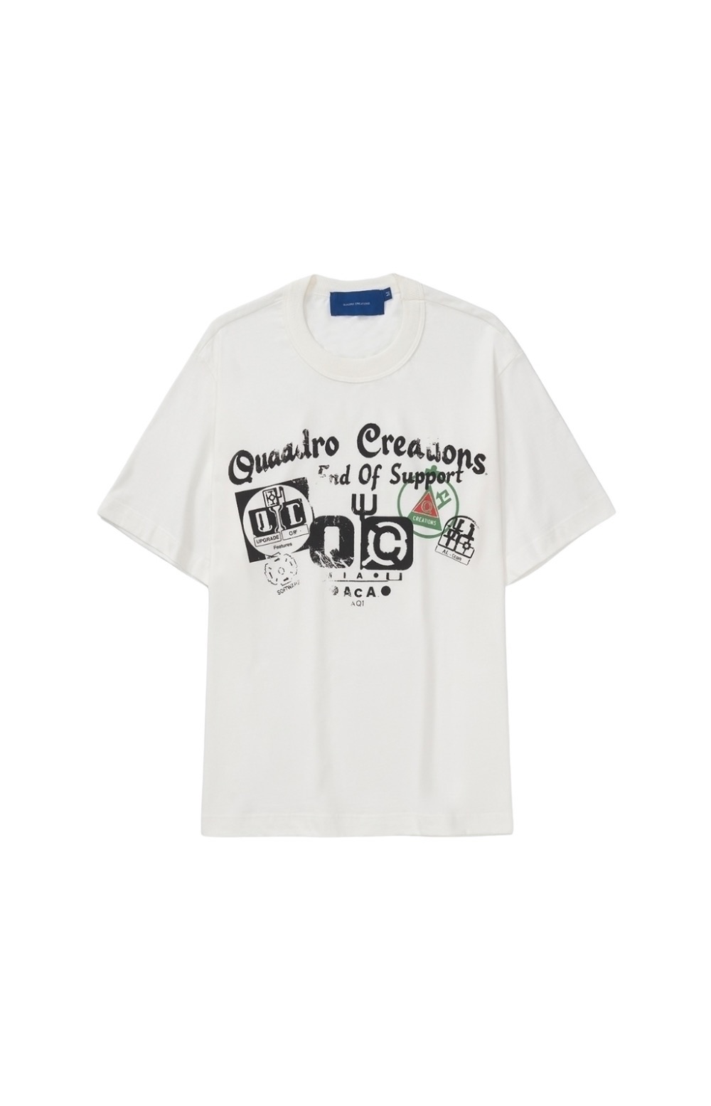 Camiseta Quadro Creations Icons Regular Off-White — M / G / XG, Novo