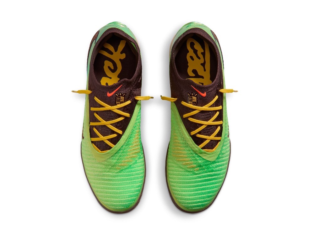 Cactus Jack x Nike Chuteira Phantom 6 Low Indoor Earth Metallic Gold — 38, Novo