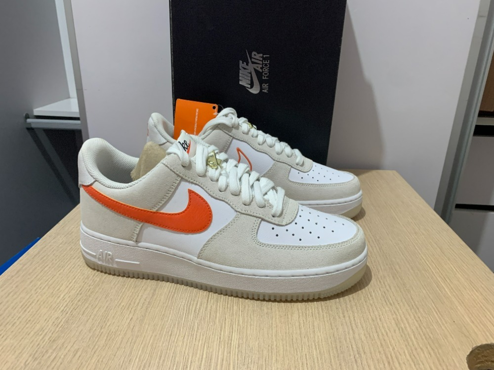 Nike Air Force 1 First Use Cream Orange — 40.5 / 41, Novo