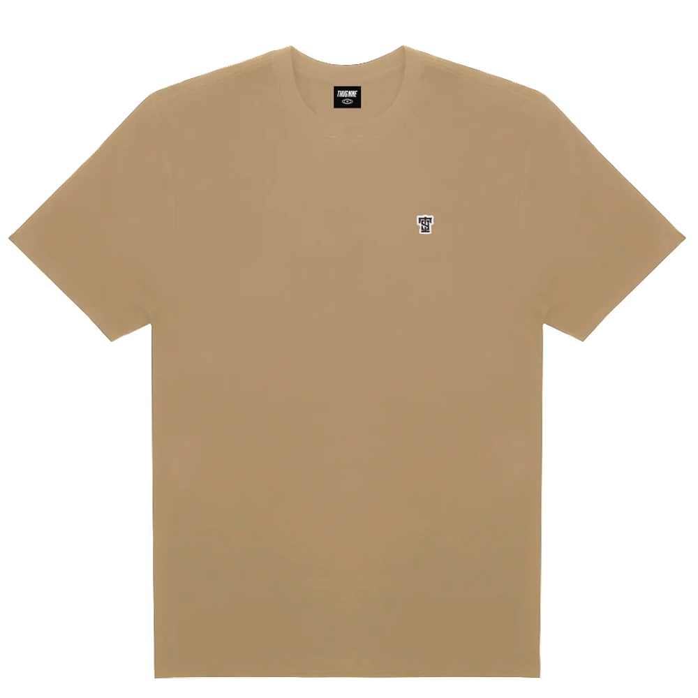 Camiseta Thug Nine Basic T9 Beige — P / M / G / XG, Novo