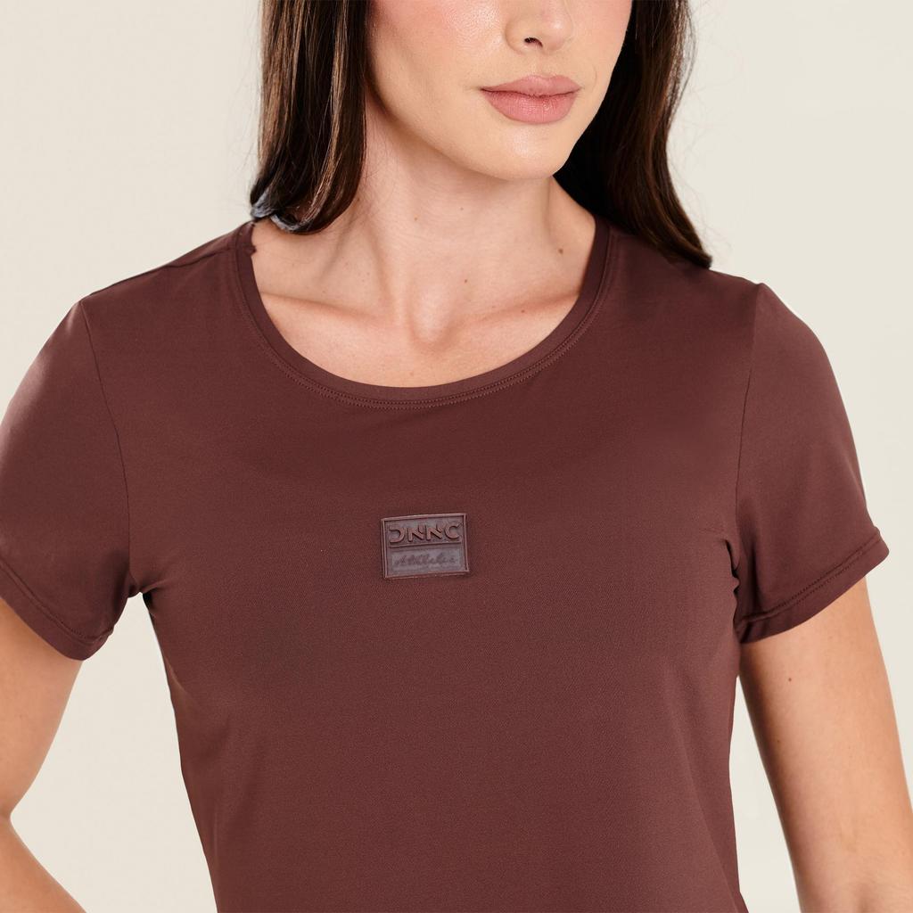 Foto 2 de Camiseta Básica Gola Redonda Chocolamore Microfibra