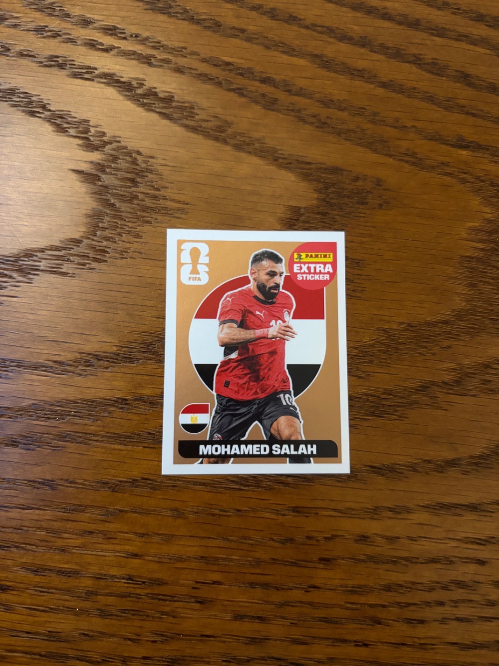 Figurinha Panini Mohamed Salah Legend Bronze FIFA World Cup 2026 — Único, Novo