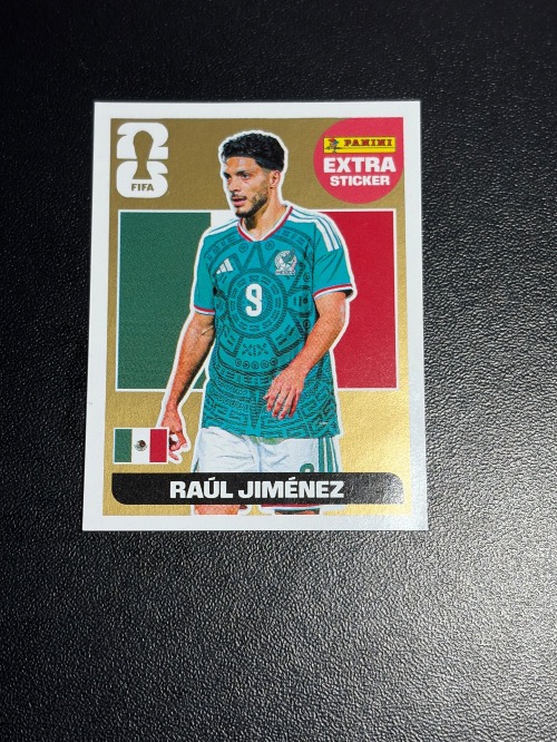 Figurinha Panini Raúl Jiménez Legend Ouro FIFA World Cup 2026 — Único, Novo