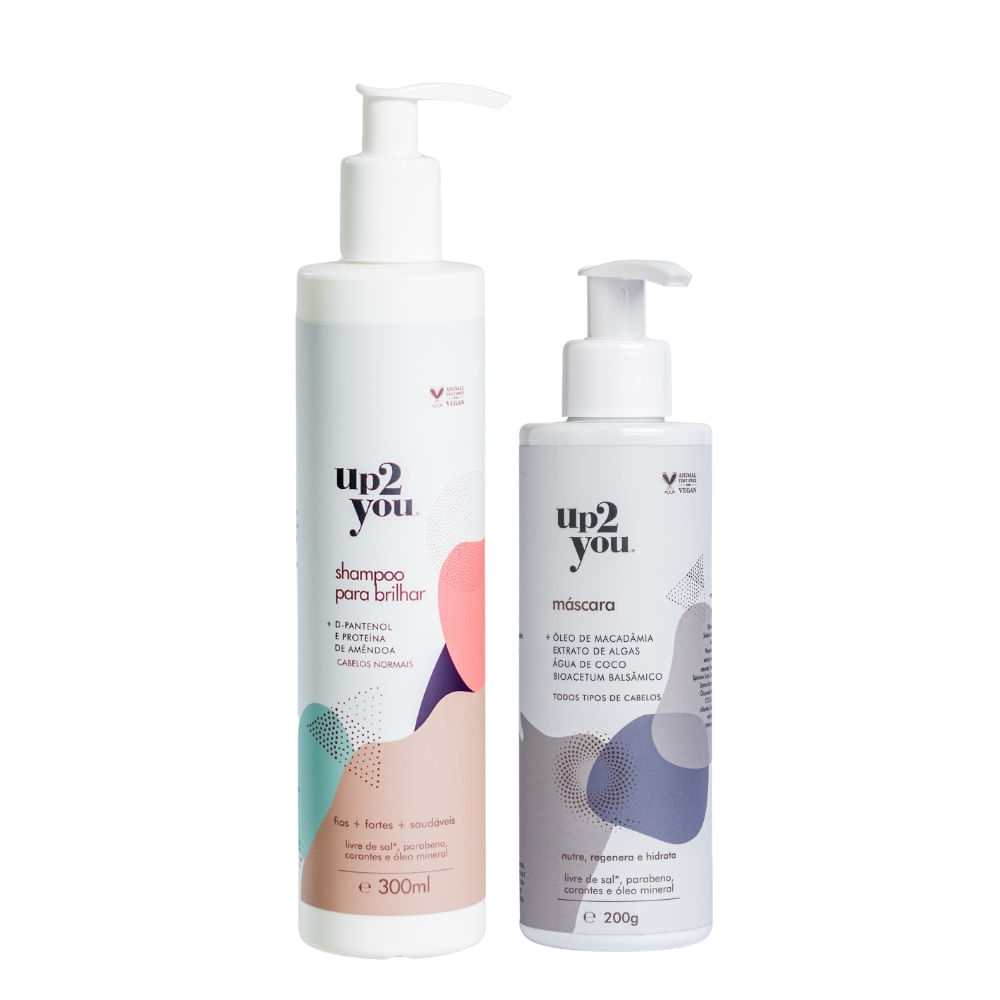 Kit Shampoo para Brilhar 300ml + Máscara 200g