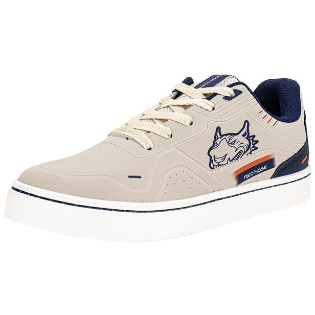 Tênis Masculino Clear W. Red Nose RNVM702 BEGE 38