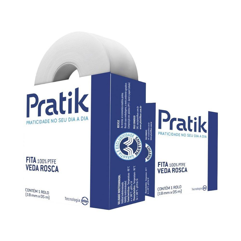 Fita Veda Rosca Pratik 18mm x 5m