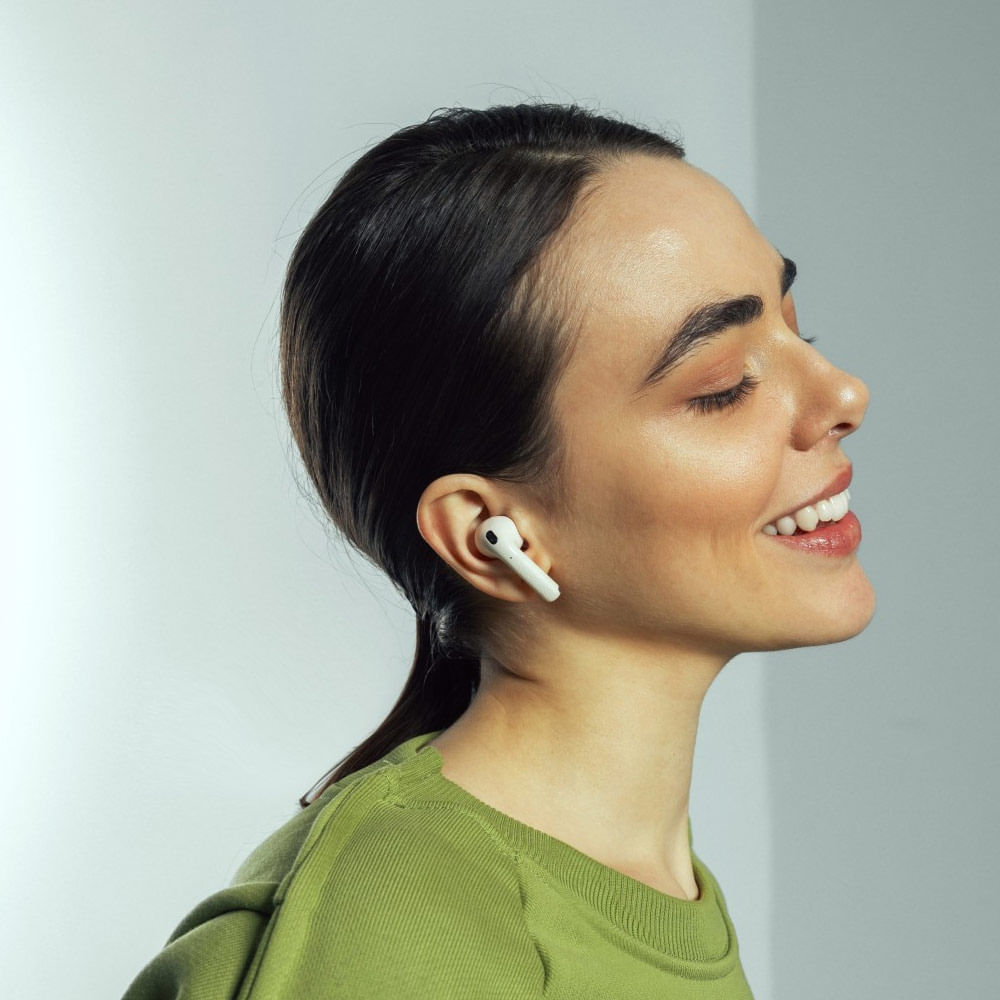 Foto 5 de Fone TWS Hi-Res com cancelamento de ruído e Bluetooth 5.3 EDIFIER W260NC - Marfim