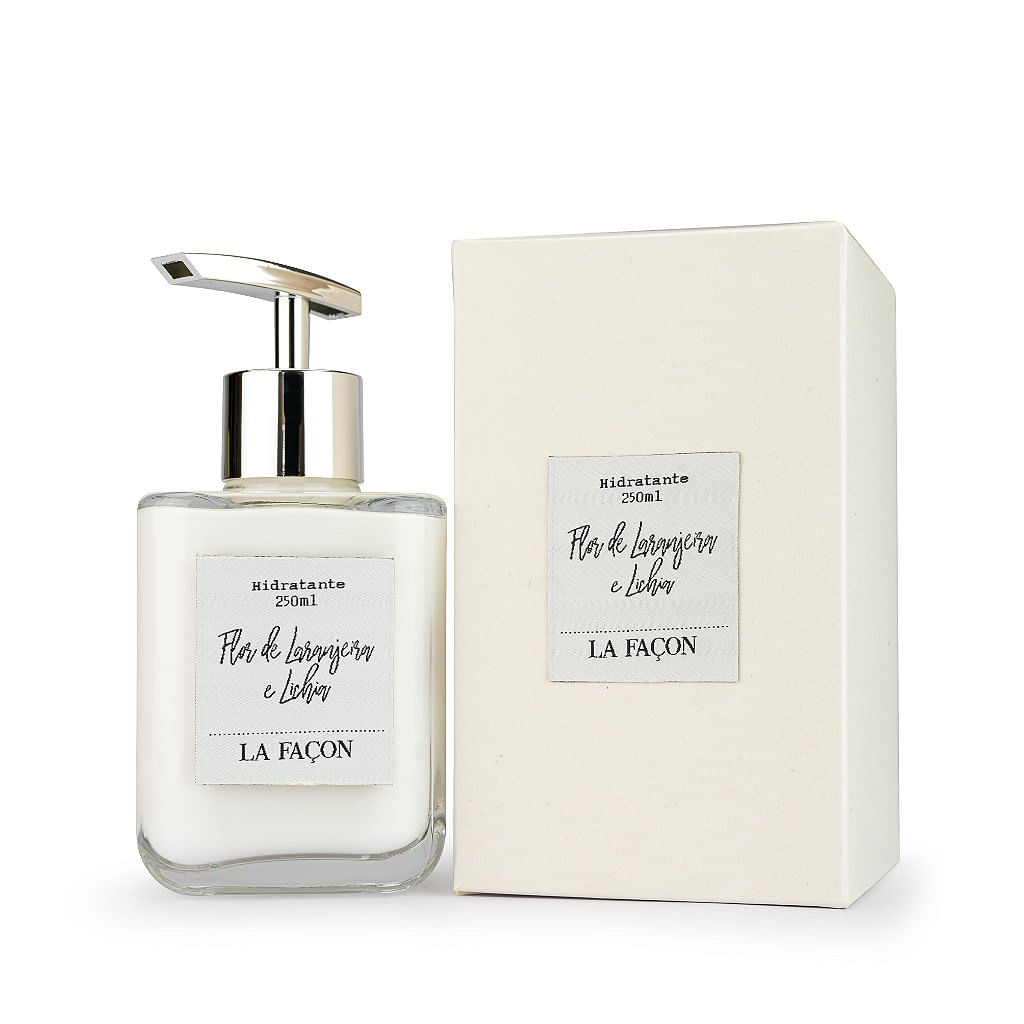 Hidratante para Corpo e Mãos Flor de Laranjeira e Lichia - 250ml