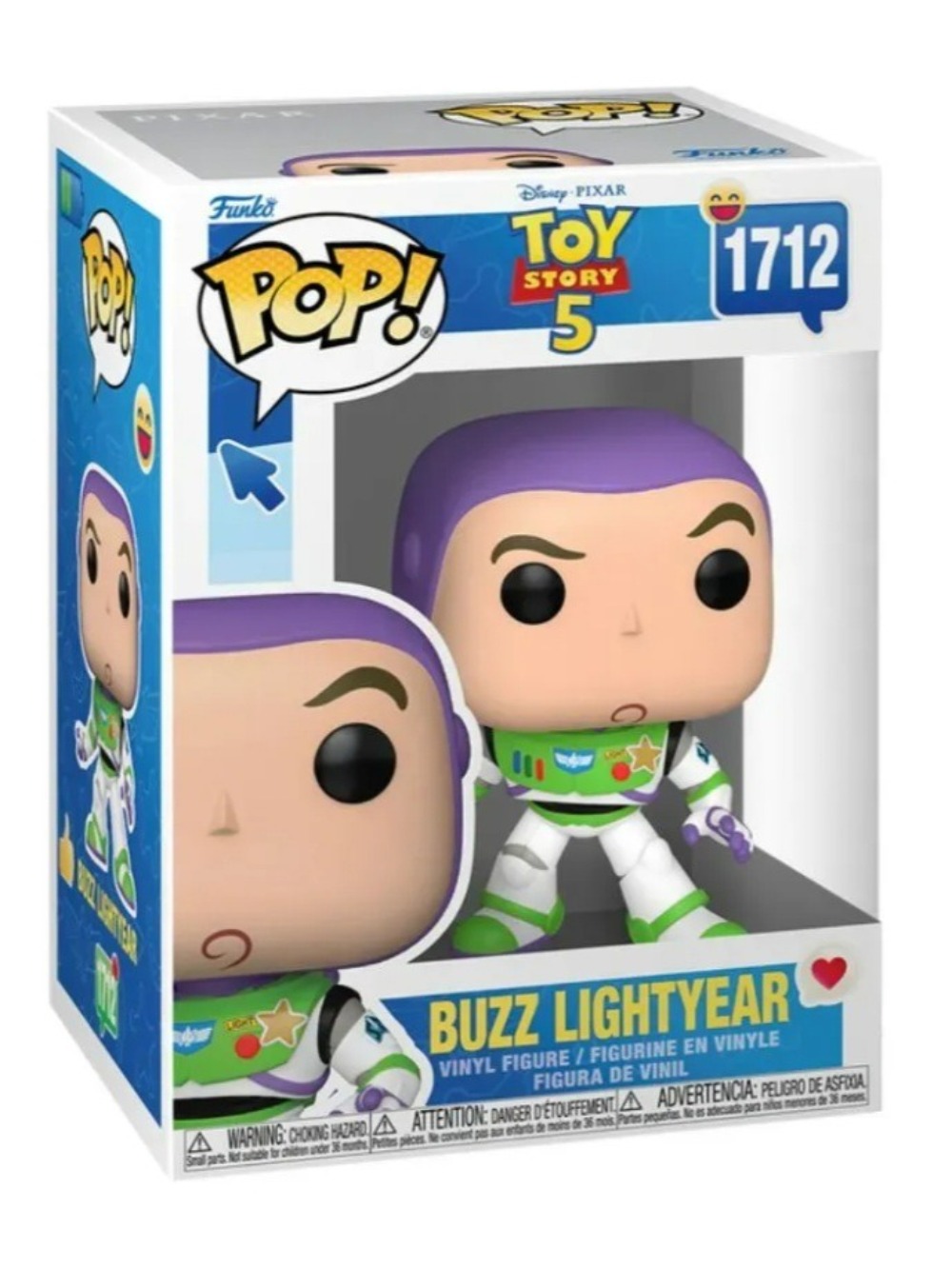 Funko Pop! Pixar Buzz Lightyear Toy Story 5 #1712 — POP, Novo