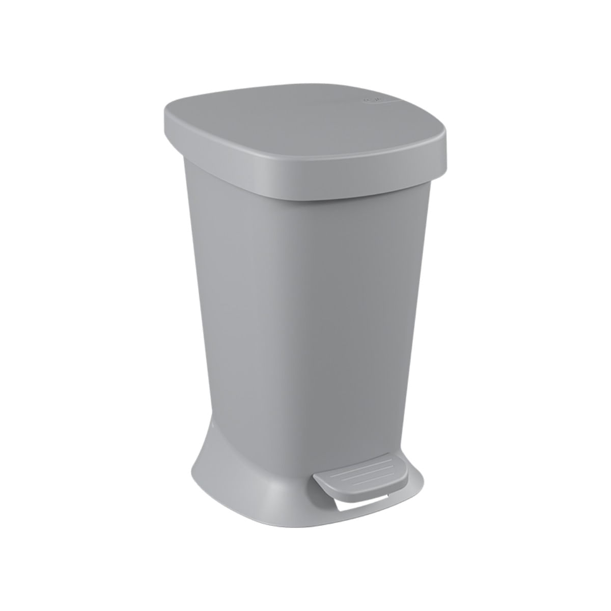Lixeiras C/Pedal New Square 5L - Cinza Frio