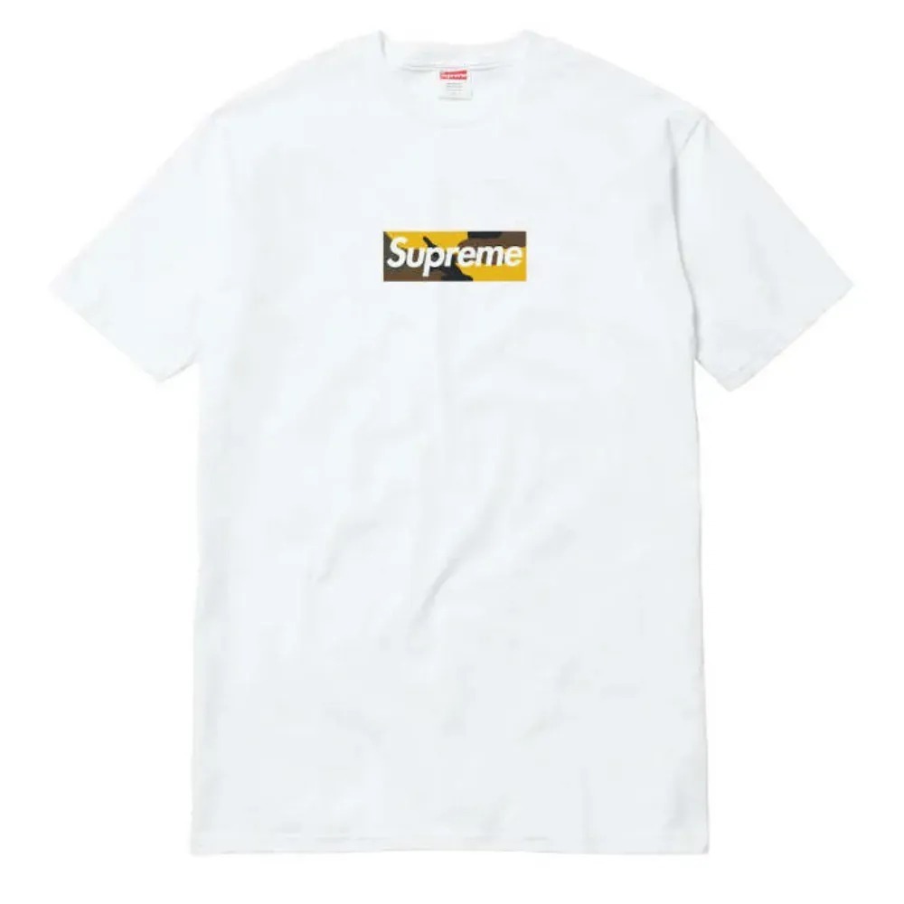 Camiseta Supreme Box Logo Brooklyn White FW17 — P, Novo
