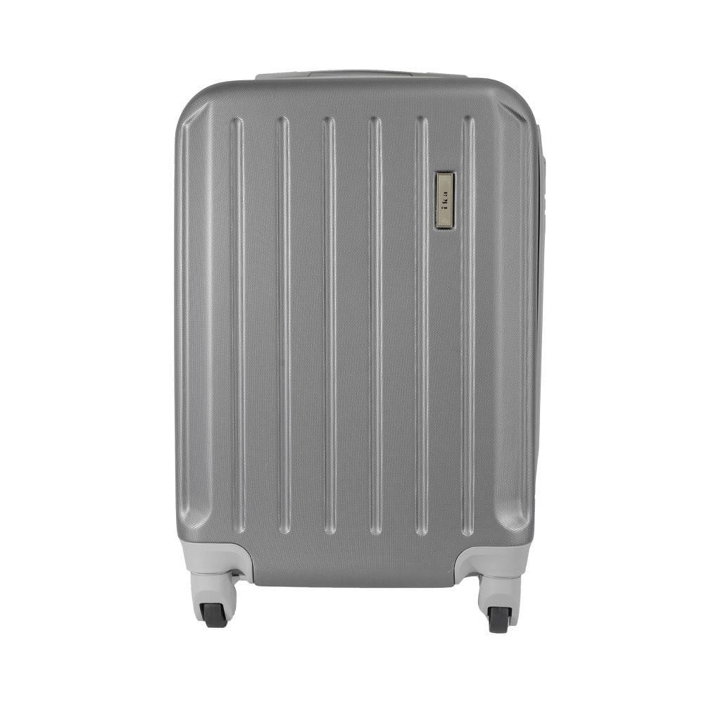 Mala de Viagem Média ABS IKA Scorpion Cadeado Embutido Cinza M