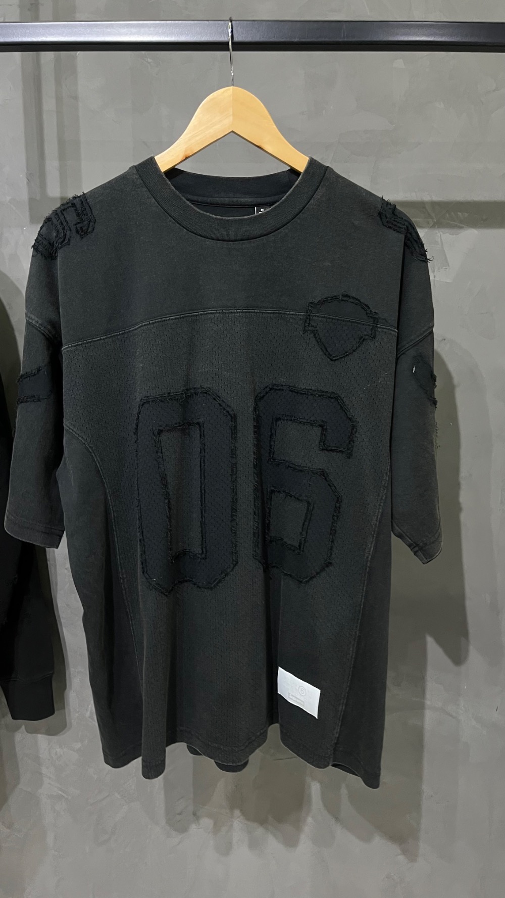 Maison Margiela x Supreme Camiseta Cotton Football Jersey Black SS26-W4 — XG, Novo