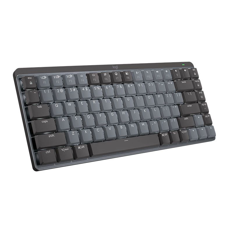 Foto 2 de Teclado Logitech MX Mechanical Mini, Bluetooth, Cinza, 920-010783