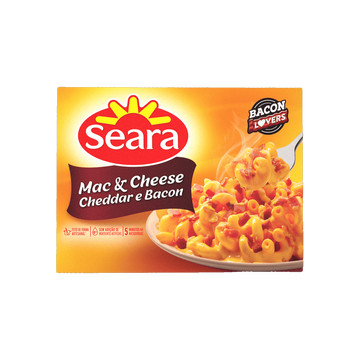 Seara Mac & Cheese cheddar e bacon 300g