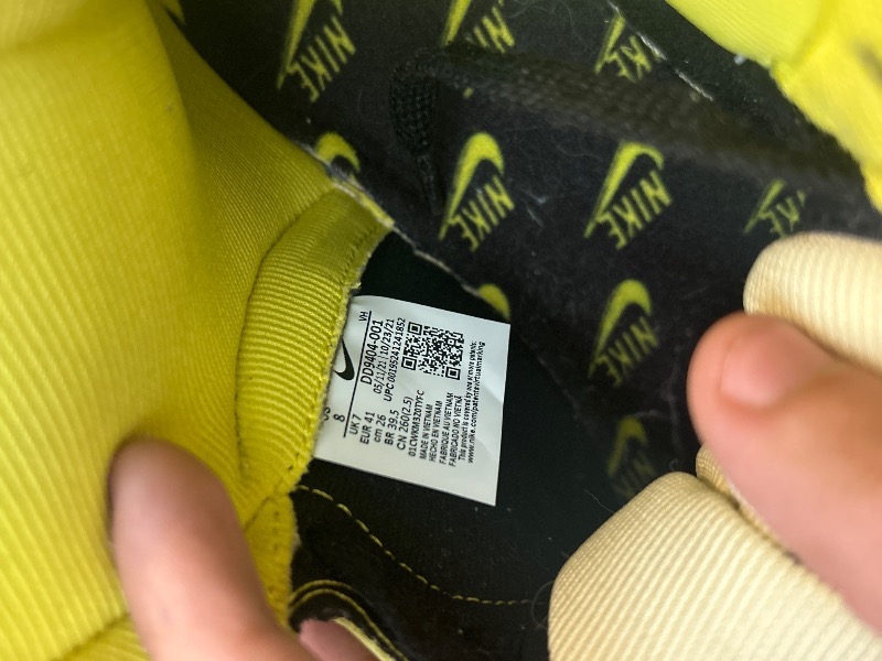 Foto 5 de Nike Dunk High 1985 Yellow Acid Wash — 39.5, Usado