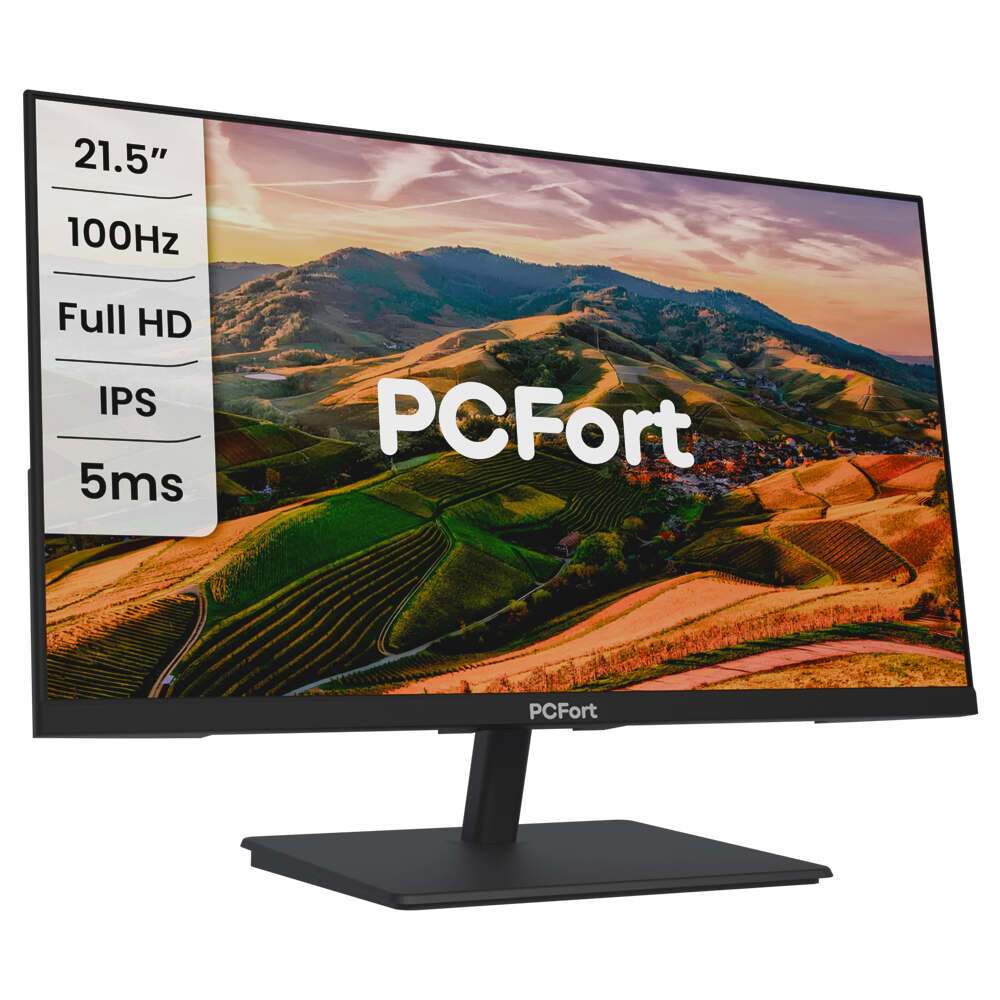 Monitor PCFort T217 21.5'' IPS VGA - HDMI - VESA