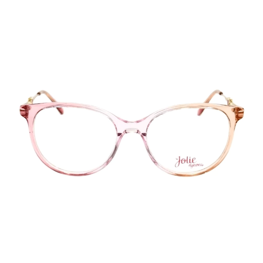 Armação de Óculos de Grau Jolie JO6141 Feminino Quadrado Acetato Cristal