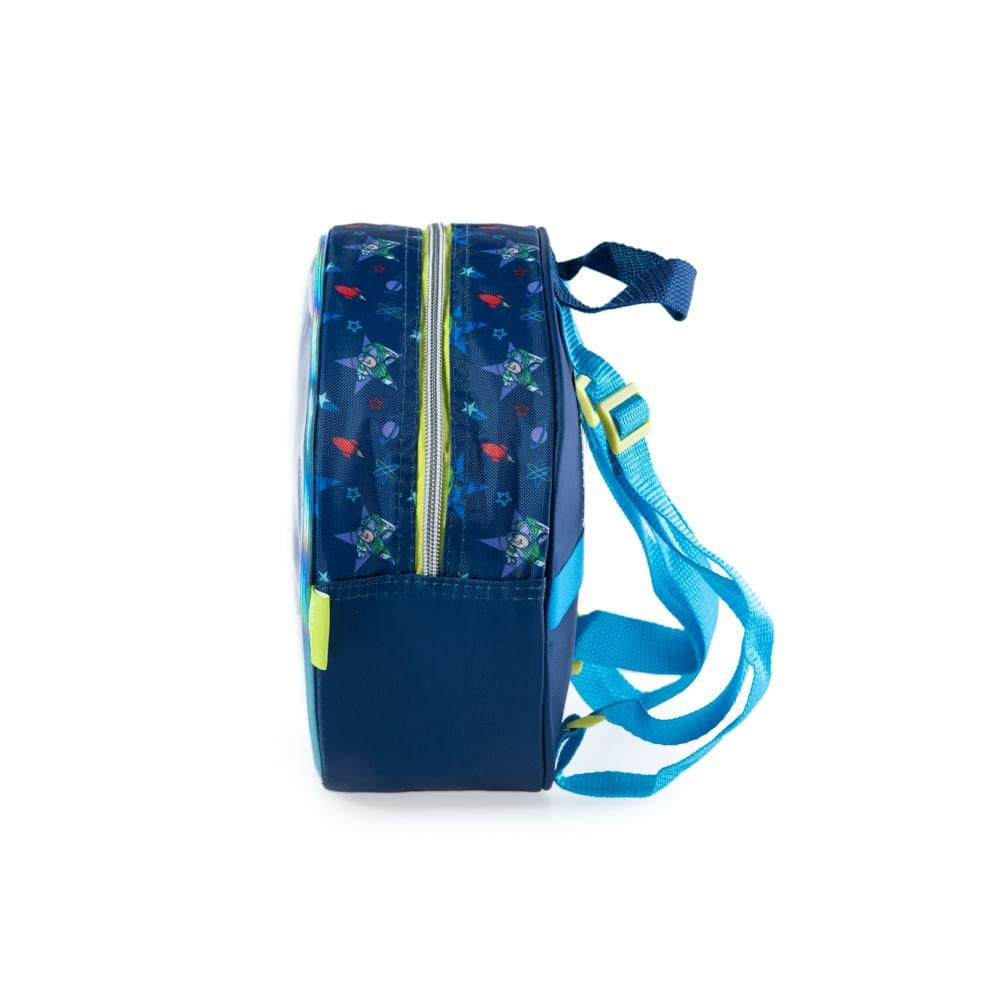 Foto 2 de Lancheira Escolar Masculina Buzz Lightyear Premium Azul U / Azul