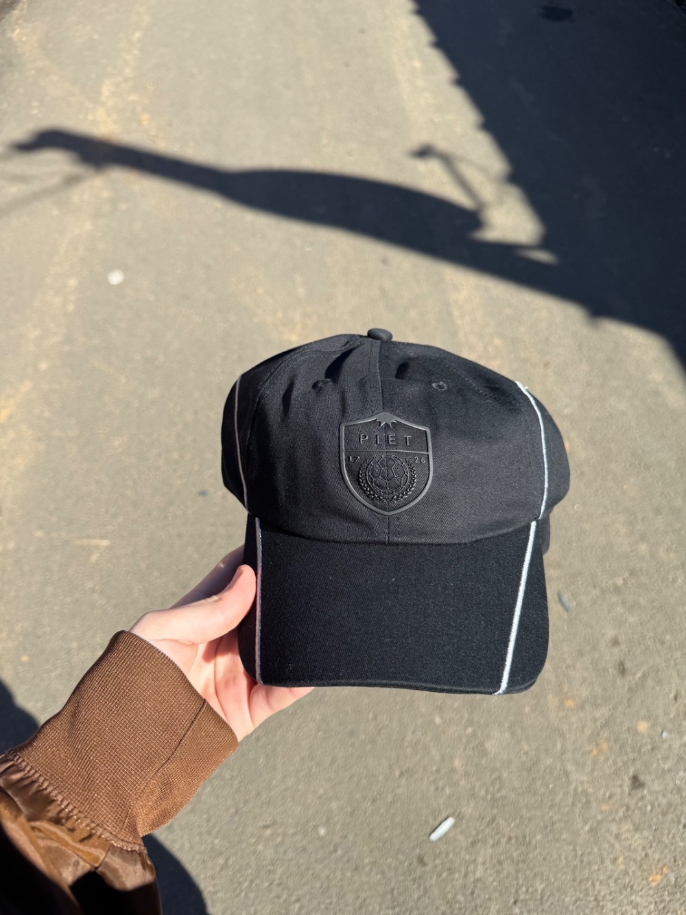 Piet x Pool Boné Aba Curva Preto — Único, Novo