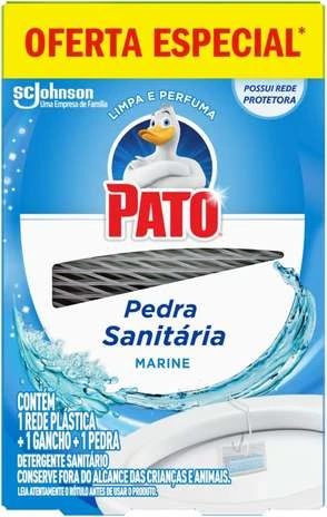Pato Pedra Sanitaria Marine, Desodorizador Sanitário, Limpeza Banheiro, 25g