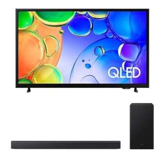 Samsung Combo Smart TV 43" QLED Full HD Q5F + Soundbar B Series HW B450F