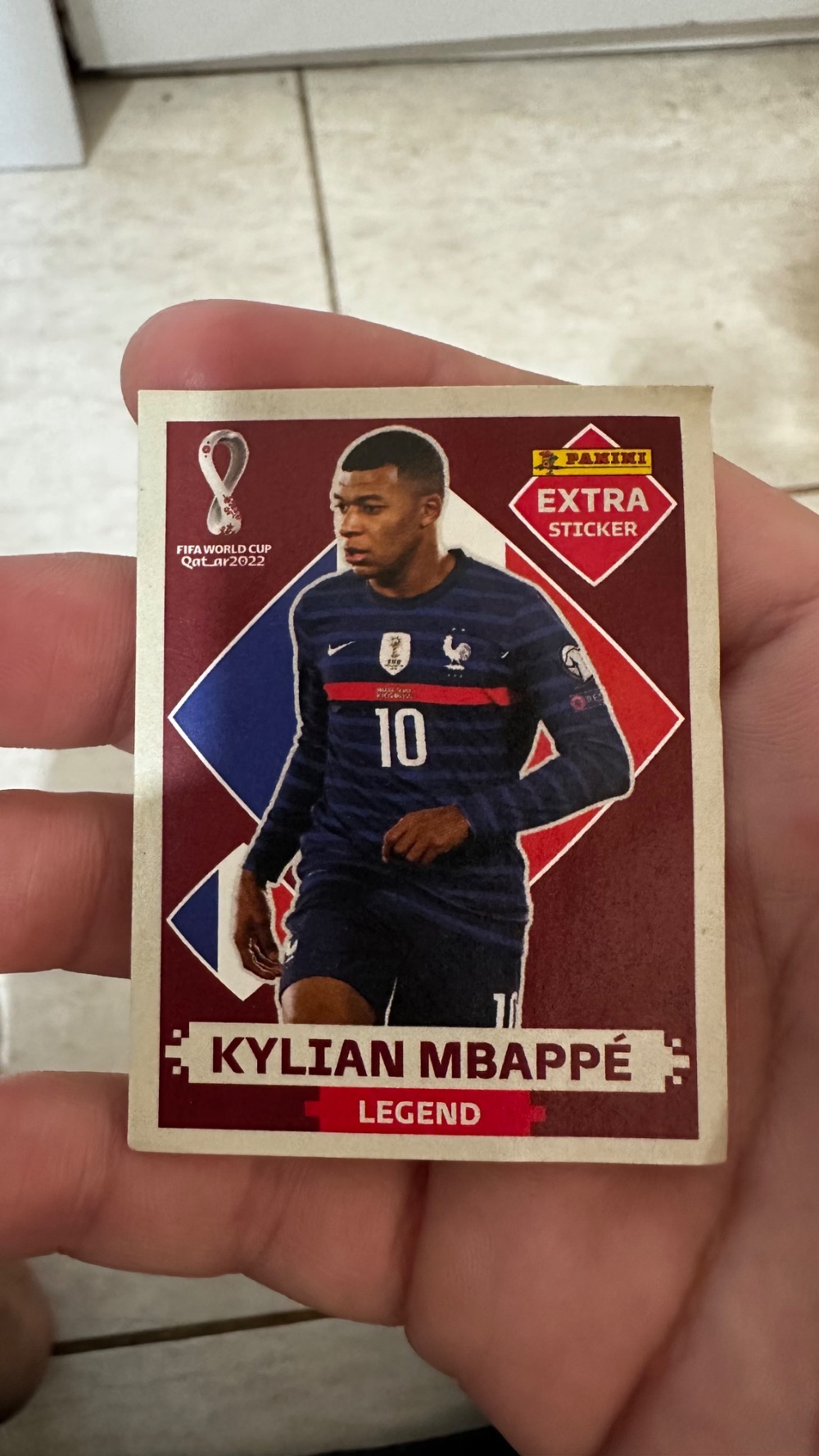 Figurinha Panini Legend Mbappe Copa do Mundo de 2022 Bronze — Único, Novo