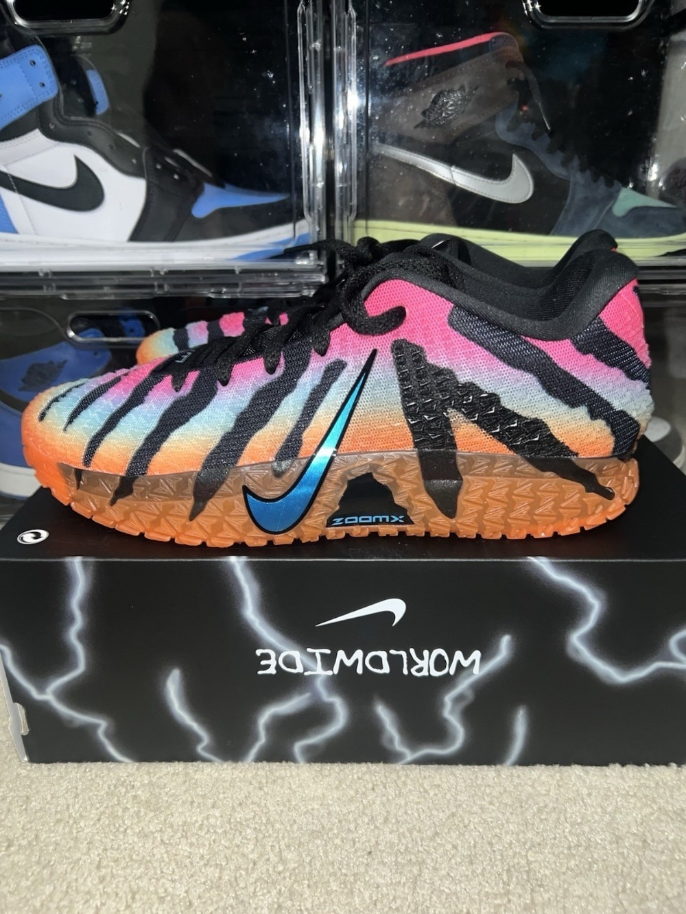 Nike Ja 3 Tri-State Black Total Orange Hyper Pink Baltic Blue — 38 / 39 / 39.5 / 40 / 40.5 / 41 / 42 / 42.5 / 43 / 43.5 / 44, Novo