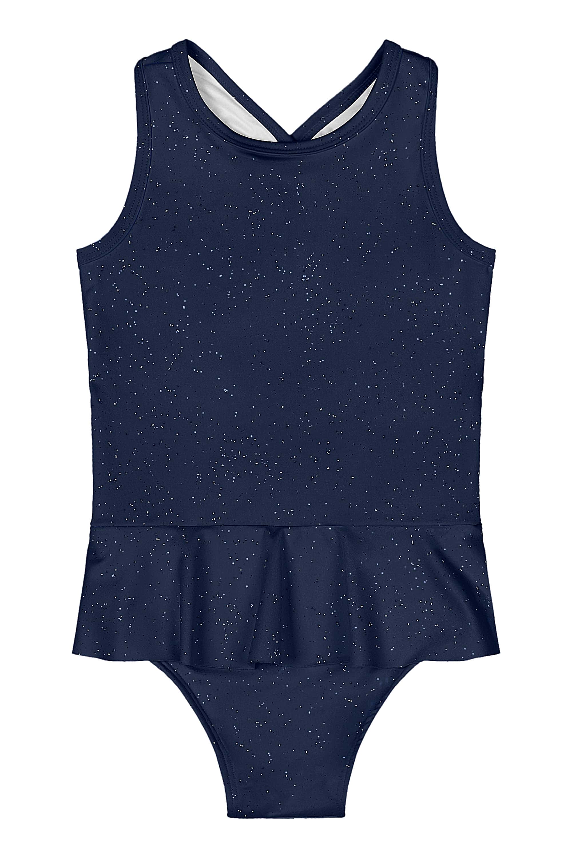 Maiô com Glitter FPS +50 Infantil (Azul Marinho) Quimby — 01
