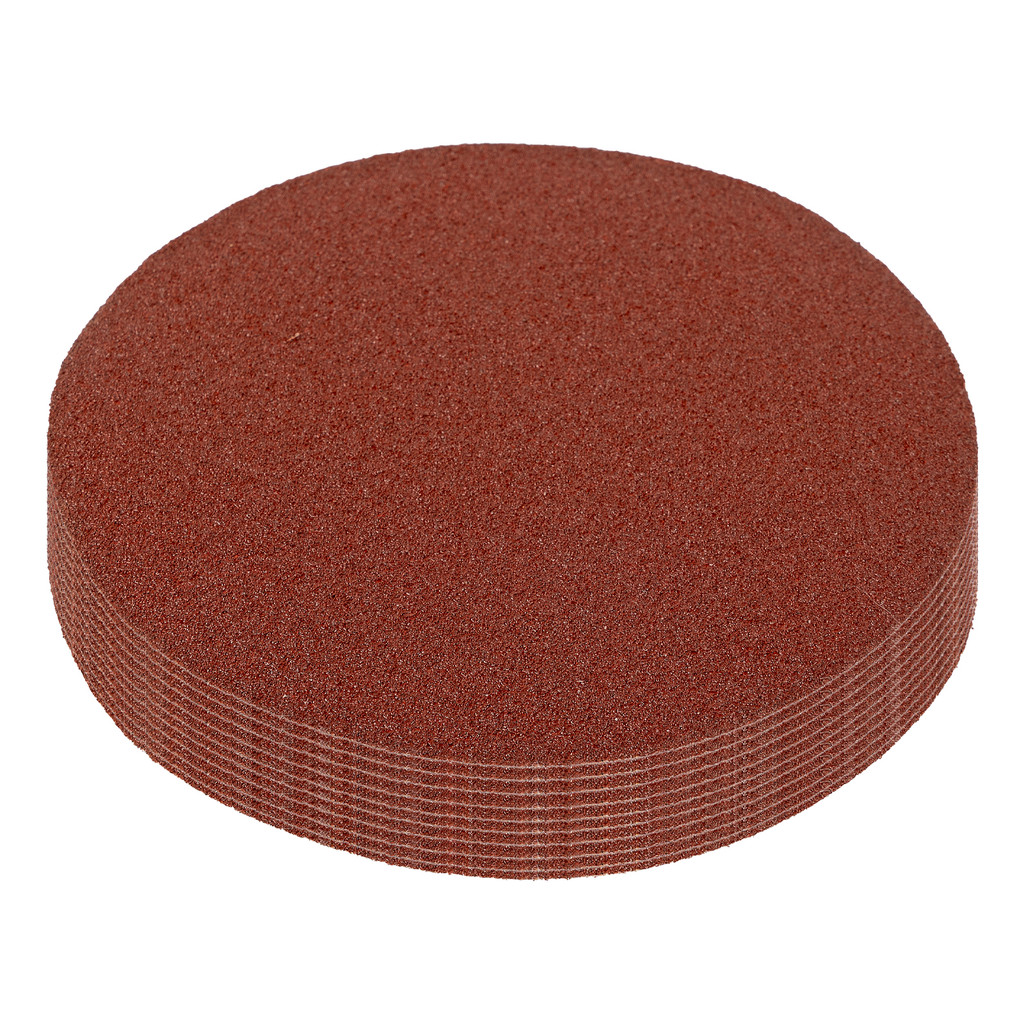 DISCO DE LIXA COM VELCRO, GRAO 80, 125MM, 10PCS // MTX