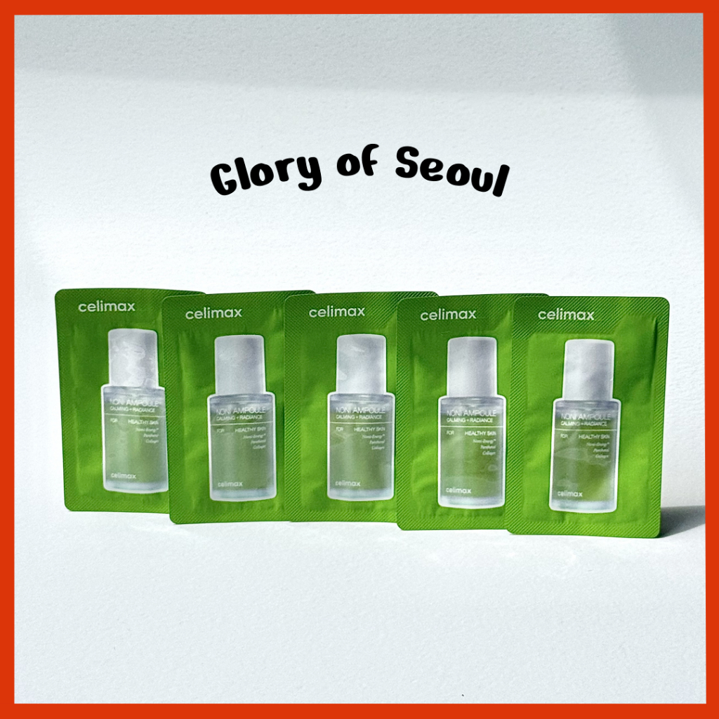 [SAMPLE] CELIMAX Noni Serum, Jojoba Cleaning Oil, Tightening Booster 5pcs