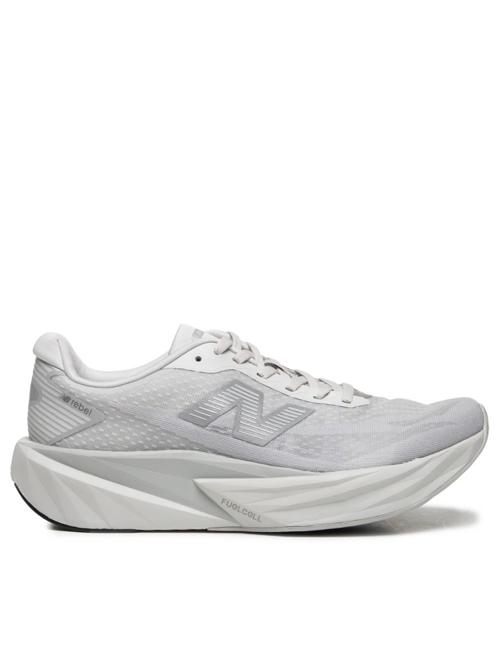 New Balance FuelCell Rebel v5 Grey Matter Silver Metallic Feminino — 34 / 35 / 36 / 37 / 38 / 39, Novo