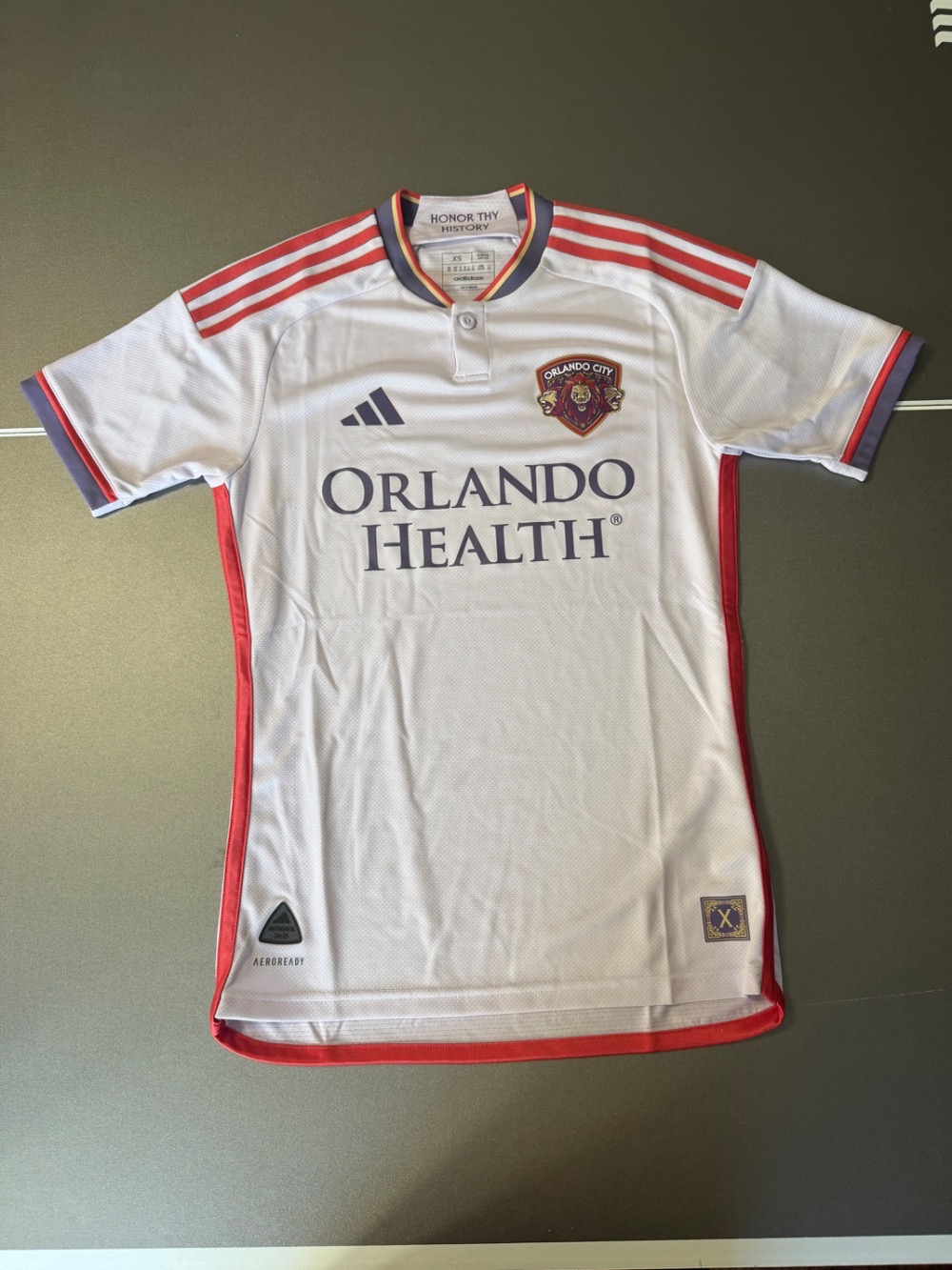 Camiseta adidas Orlando City Away Authentic Jersey 24/25 Purple Tint — PP, Novo